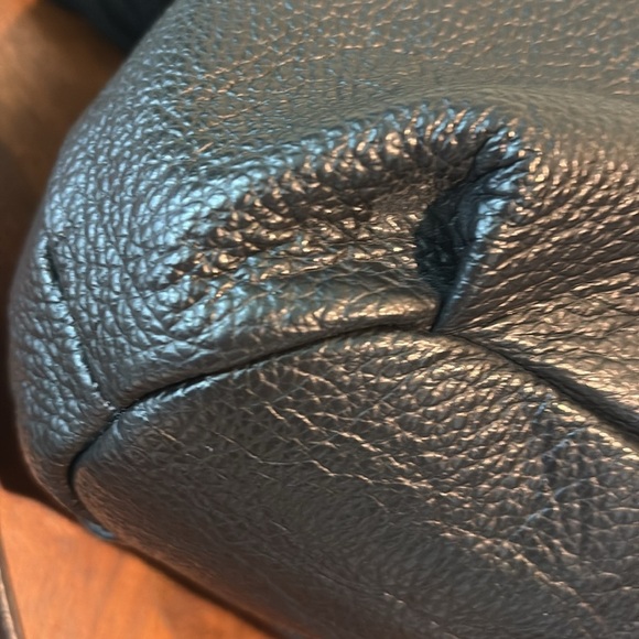 Coach and Four Bucket bag shoulder/crossbody  drawstring/ tassels  leather black - Picture 12 of 17